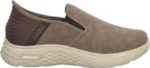 Nautica Chaussures à enfiler Marron Beige Modèle NCM527Z0052 avec semelle extérieure en caoutchouc adhérente