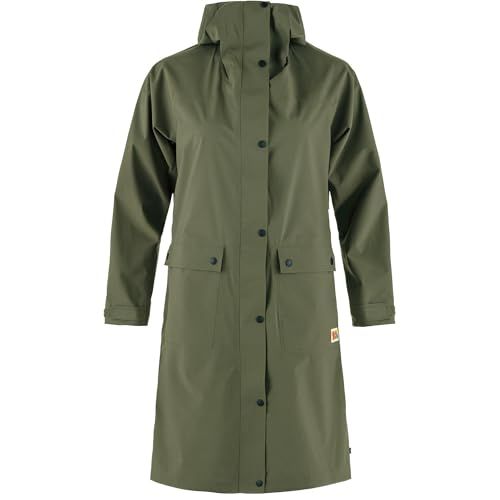 Fjallraven Fjällräven Vardag Rain Parka Groen M Vrouw