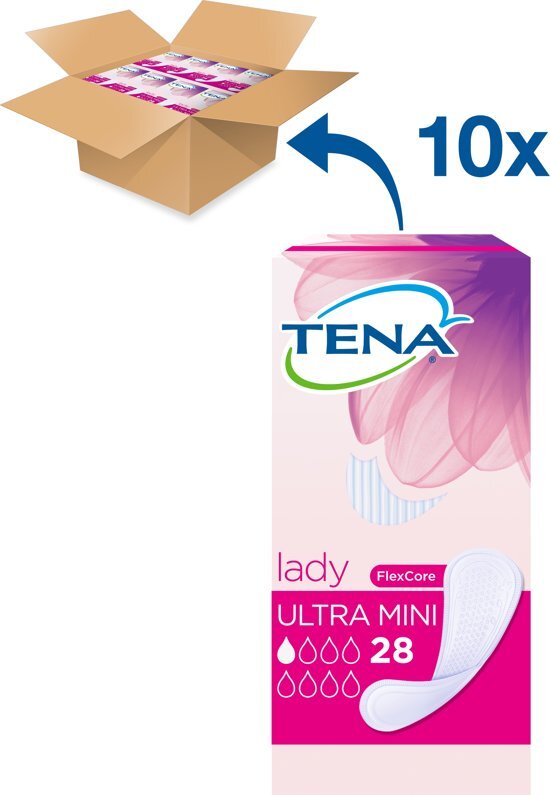 Tena Lady Incontinentie Ultra Mini Voordeelverpakking