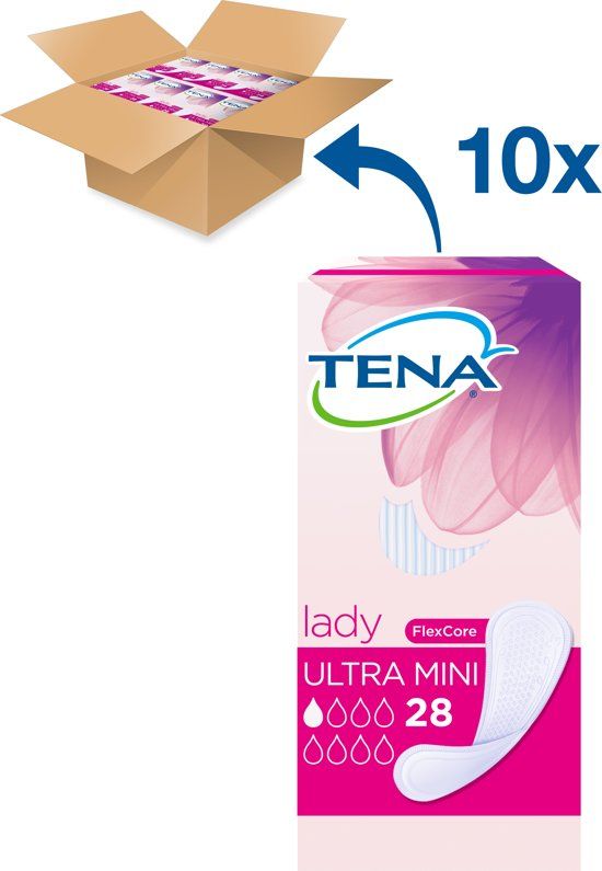 Tena Lady Incontinentie Ultra Mini Voordeelverpakking