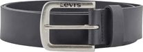 LEVI'S ® Classic logo grave riem mannen zwart leer