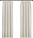 Rideau thermique, Set van 2, Gris clair, 245 x 140 cm
