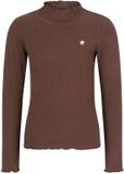 Like Flo Meisjes T-shirt F608-5400 - Maat 116 - Choco