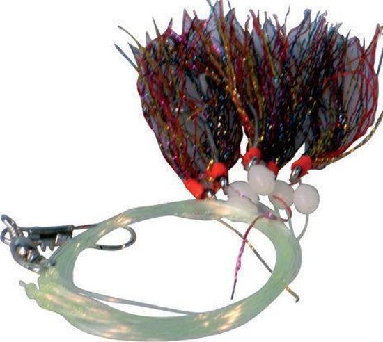 albatros DD Mackerel Rig - 160 cm - Haakmaat 1 - Mixed Glitter