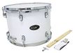 GEWA PURE GEWA Marching Tenor Drum, marsdrum 14x10", witte houten ketel, incl. draagriem en trommelstokken
