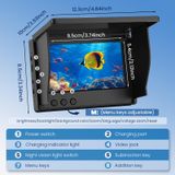 Caméra sous-marine pour la pêche - Fishfinder - IP65 - 1000 TVL avec vision nocturne infrarouge - Pile de 5000 mAh - Écran LCD de 10,9 cm - Câble de 30 mètres - Noir