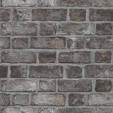 Noordwand Behang Homestyle Brick Wall Zwart en Grijs
