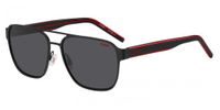Hugo HG 1298/S BLACK RED/GREY 57/16/145 Men's Sunglasses