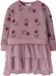 Name It meisjes sweatjurk roze met print en tule detail 116