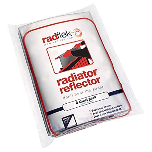 Radflek Radiator Reflectoren met Radstik (8 vel, 8 lijmstroken, past op 8-16 radiatoren)