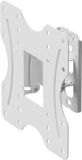 PureMounts TV muurbeugel, draaibare kantelbare universele beugel voor 23-42 inch platte & gebogen hielmonitor tot 30 kg, max. VESA 200x200 mm, wit