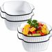 Set de 4 plats de cuisson en céramique 400ml