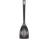 Unyqoos® Spatule flexible noire en nylon avec fentes pour ustensiles de cuisine antiadhésifs