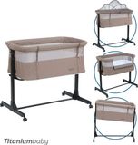 Titaniumbaby Co-Sleeper Solid Milan Lush Taupe