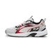 PUMA Milenio Tech sneakers Grijs/Rood/Zilver Maat 44,5