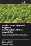 Analisi Edizioni Sapienza Analisi della diversità vegetale dell'Oxytenanthera abyssinica