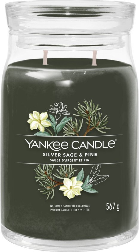 Yankee Candle Signature Silver Sage &amp; Pine Large Jar
