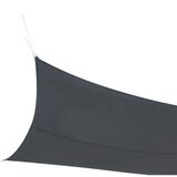 Les douces nuits de Mae Sunnydays Schaduwdoek Rechthoek 2x3m Antraciet Polyester Waterafstotend UV-bescherming