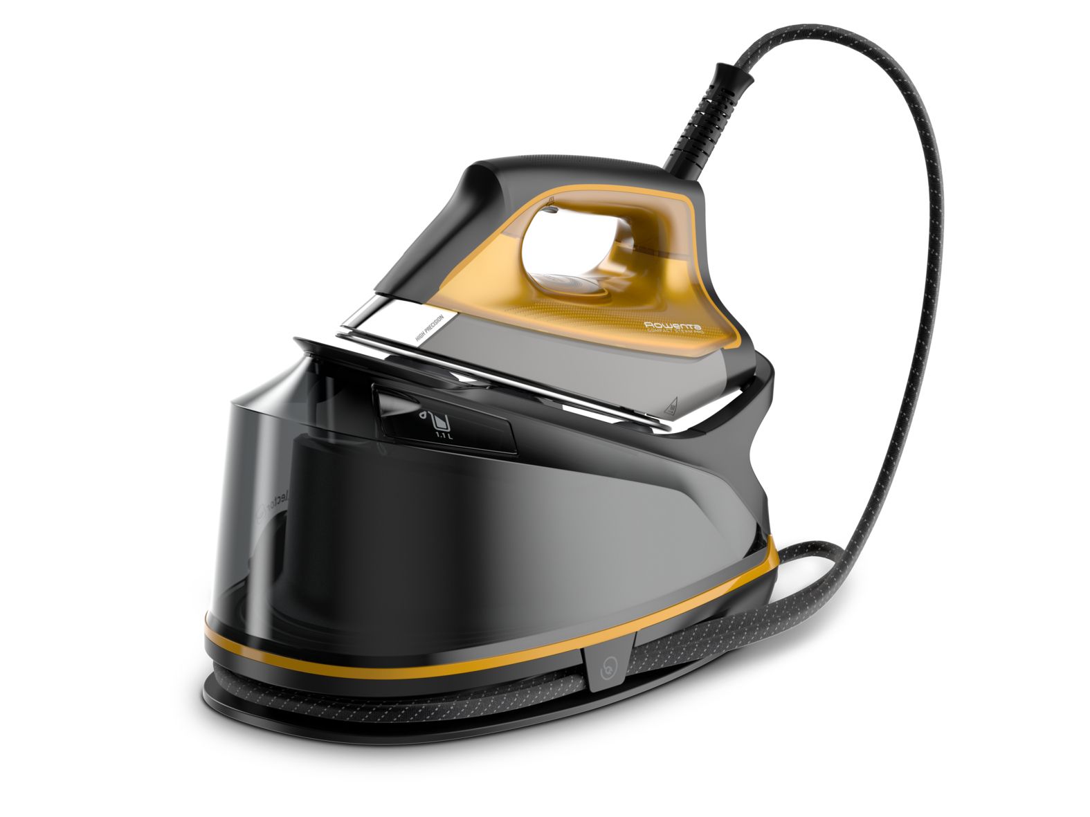 Rowenta DG764 Steam Generator Iron - 2200W - Microsteam 400 HD - Black/Gold