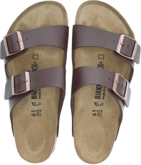 Birkenstock Arizona Heren Slippers - Brown - Maat 45