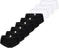 sloggi culotte femme midi 9 pack Basic+ noir/blanc