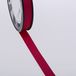 Weerbestendige Fuchsia polyband with wood grain - 19 mm - 91 m roll