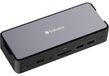 Verbatim station d'accueil USB-C avec 256 Go SSD, Pro CDS-15SSD, 15 ports, vidéo 8K, gris