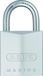 Abus Marine hangslot 75IB/50 - weerbestendig - messing slot met nikkel Pearl coating - ABUS-veiligheidsniveau 7 - zilver