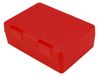 elasto Dinnerbox Lunchbox voor kinderen – Vrij van BPA & Gemaakt in Duitsland – Lunchbox met een veilige kliksluiting, stevige lunchbox voor kinderen en volwassenen – trendy rood, gemaakt van PP-kunststof