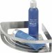 Tiger Caddy - Douchemand Hoek - RVS Geborsteld - 22.4 cm