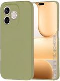 Techsuit Hoesje geschikt voor HONOR 600 Lite - Soft Flex Silicone Back Cover - Matcha Groen