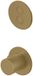 Hotbath Cobber PB7009 inbouw thermostaat met 2 pushbuttons (afbouwdeel)
