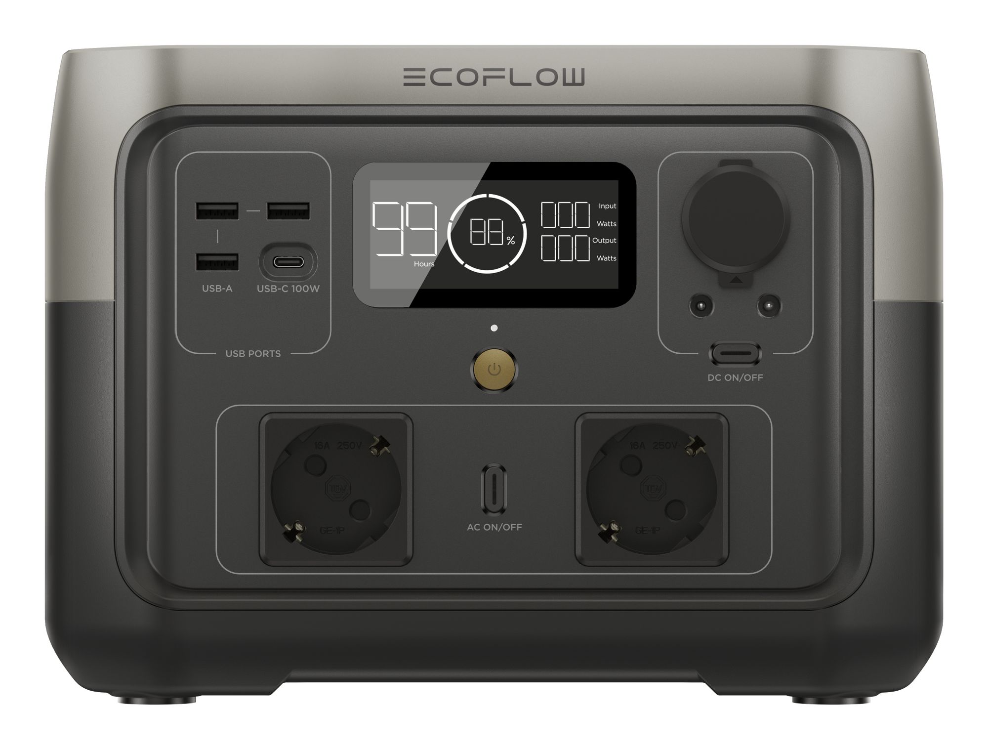 EcoFlow RIVER 2 Max Portable powerstation - 512 Wh - 1000 W - 5 jaar garantie
