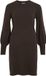 VILA VIKERRY ROBE PULL COL ROND - NOOS - Femme - Mini robe - XL - Coffee Bean