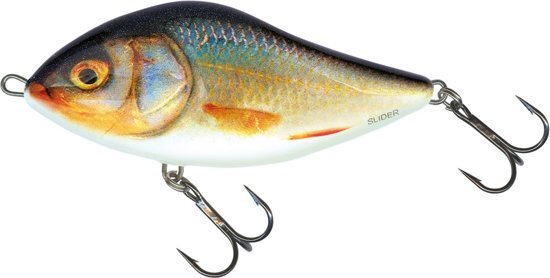 - Salmo Slider Sinking Jerkbait Real Roach 10cm