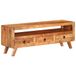 vidaXL meuble TV 110x30x40 cm Acacia massif