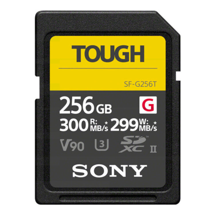 Sony 256GB SD Pro Tough UHS-II V90 300MB/s geheugenkaart
