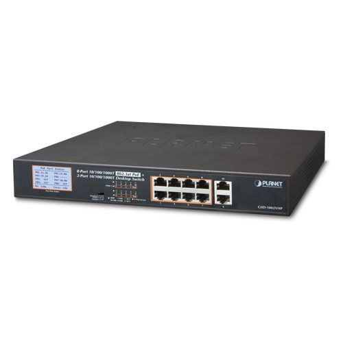 Planet GSD-1002VHP - Netwerk switch - Zwart