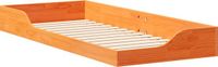 vidaXL Bedframe Wasbruin Massief Grenenhout 80 x 220 cm