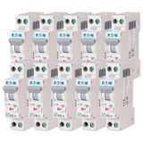 EATON 264746 PLG4-C16/1N - MODULAIRE SPANKER PH/N - Wit - Grijze Controller - 1P+N / 16 A - Curve C - Schroefaansluiting - 10 stroomonderbrekers