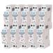EATON 264746 PLG4-C16/1N - MODULAIRE SPANKER PH/N - Wit - Grijze Controller - 1P+N / 16 A - Curve C - Schroefaansluiting - 10 stroomonderbrekers