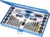 Silverline Complete tap- en snijset - 40-delig - gehard staal - met opbergkoffer