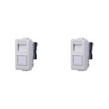 Bticino Matix CAT 5E UTP netwerkcontactdoos RJ45 wit