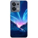 1001 coques Oppo Bedrukt siliconen hoesje compatibel met Oppo Reno 8 5G Tombee de nuit