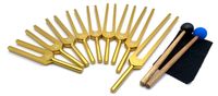 Set de 9 diapasons pour la guérison des chakras et la thérapie sonore