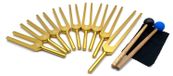 Set de 9 diapasons pour la guérison des chakras et la thérapie sonore