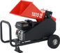 Yato YT-86160 Broyeur à essence 6.5 CV – Moteur Loncin – 6 couteaux – Pour branches jusqu'à Ø 60 mm – Produit des copeaux de bois de chauffage (50-80 mm)