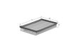 MAHLE Luftfilter LX977D