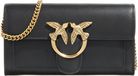 PINKO Schoudertas Koppeling Love One Wallet C Black - Antique Gold Zwart