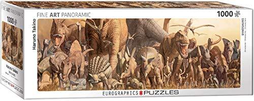 Eurographics 6010-4650"Dinosaurussen van Haruo Takino puzzel (1000-stuk), verschillende